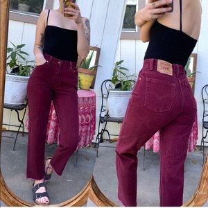 Maroon Levi’s